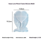 Swan Love Photo Frame Silicone Mold