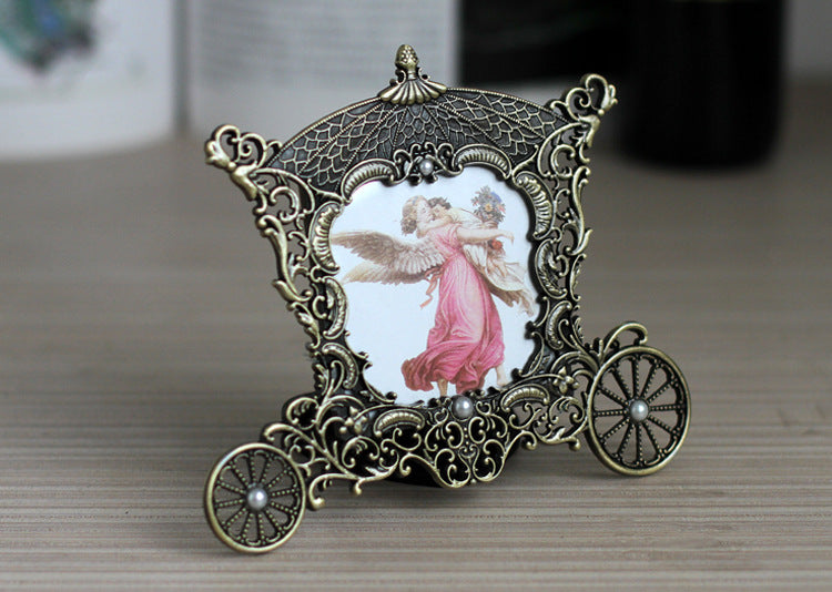 Vintage copper photo frame