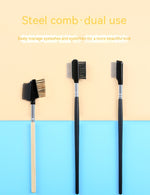 Steel Needle Lash Comb Mascara Brush Single Makeup