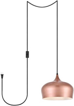 Nora 1-Light Mid-Century Aluminum Pendant - Honey Gold