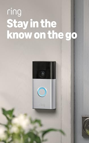 Ring Battery Doorbell, Home or business security with Head-to-Toe video, Live View with Two-Way Talk, and Motion Detection & Alerts, Venetian Bronze