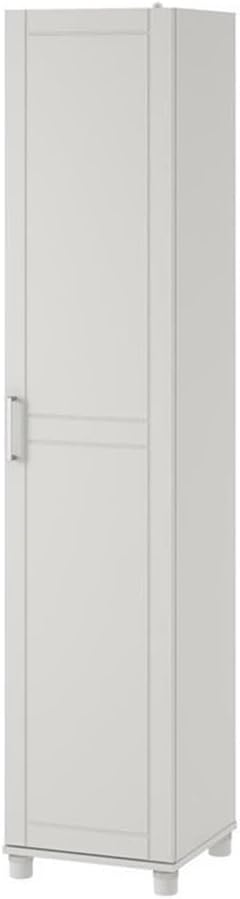 SystemBuild Callahan 16 Inch Utility Storage Cabinet in White