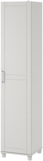 SystemBuild Callahan 16 Inch Utility Storage Cabinet in White