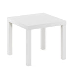 Furinno Classic Homey Square Parsons Side End Table, 1-Pack, Black