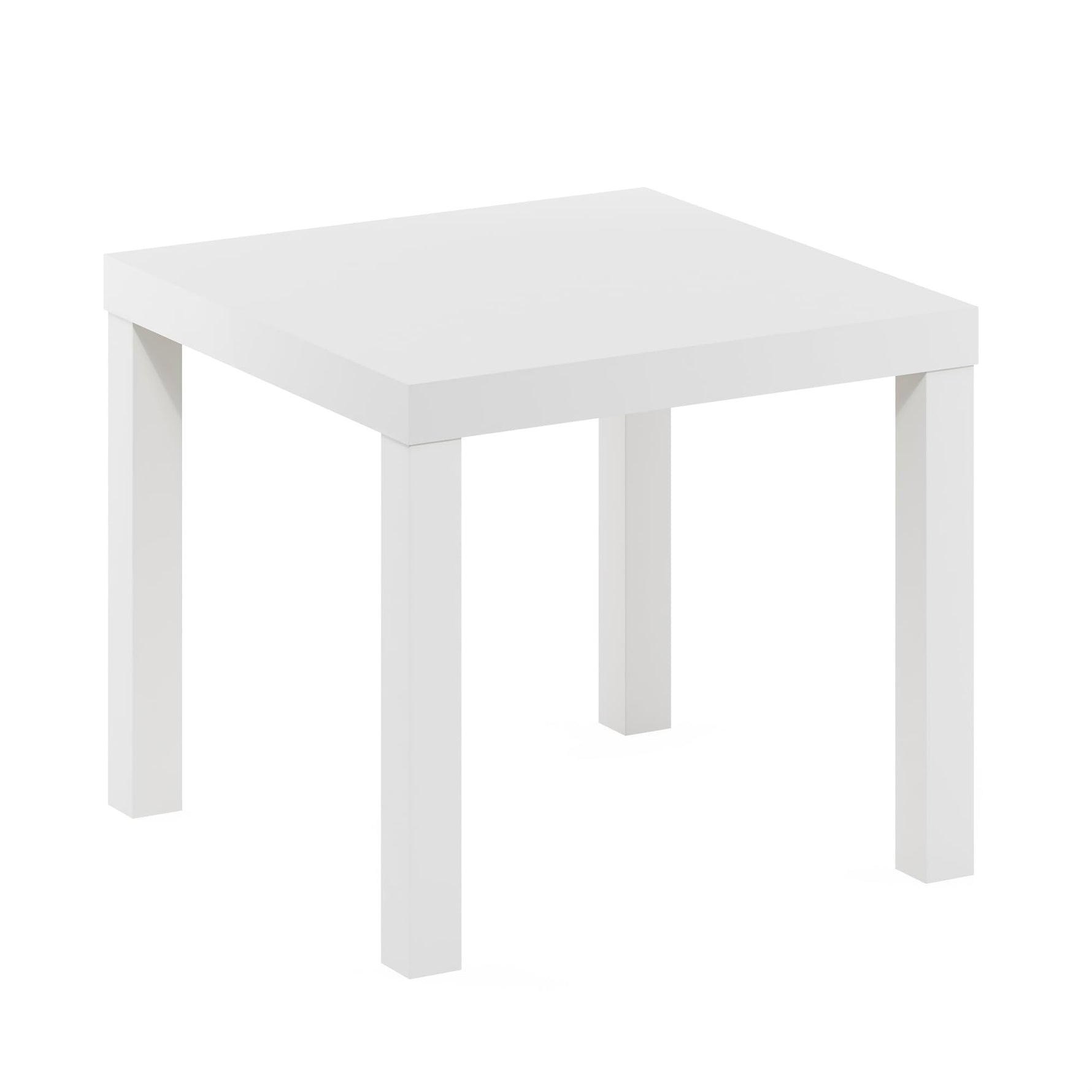 Furinno Classic Homey Square Parsons Side End Table, 1-Pack, Black
