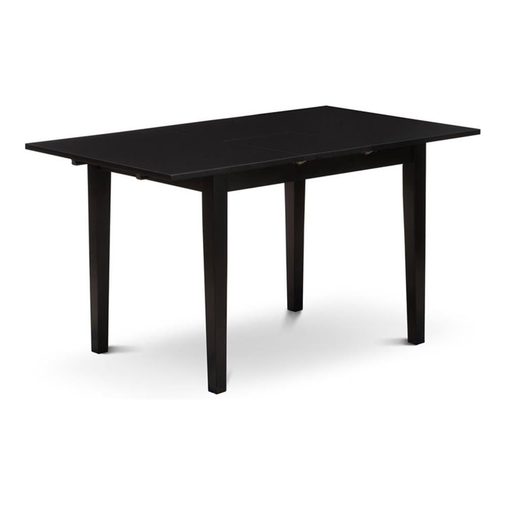 East West Furniture NFT-MAH-T Norfolk Dining Room Table - a Rectangle kitchen Table Top with Butterfly Leaf, 32x54 Inch, Mahogany
