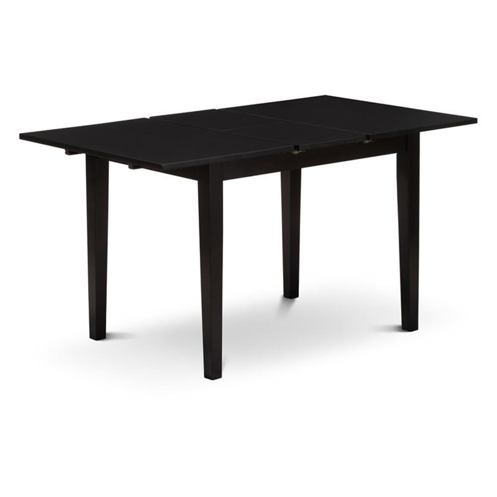 East West Furniture NFT-MAH-T Norfolk Dining Room Table - a Rectangle kitchen Table Top with Butterfly Leaf, 32x54 Inch, Mahogany