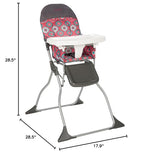 Cosco Kids Simple Fold Highchair for Baby, Simple Foldable High Chair, Convenient, Lightweight, and Compact Design, Comet