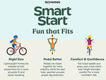 Schwinn Koen Bike, 16 Inch Bike for Kids Ages 3-7, SmartStart Ergonomic Design for Kids, Adjustable Seat Grows with your Child, Rear Coaster Brake and Front Caliper Brake, Training Bicycle