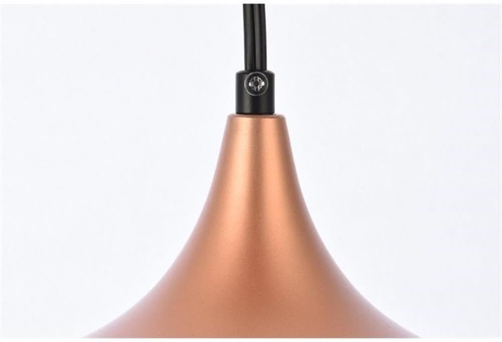 Nora 1-Light Mid-Century Aluminum Pendant - Honey Gold