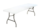 COSCO 6 ft. Fold-in-Half Banquet Table w/Handle, Black