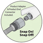 Melnor 65020-AMZ Metal Nozzle with QuickConnect Product Adapter Set, Multi-Pattern, Heavyweight Rear Trigger
