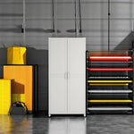 SystemBuild Callahan 36" Utility Storage Cabinet in White