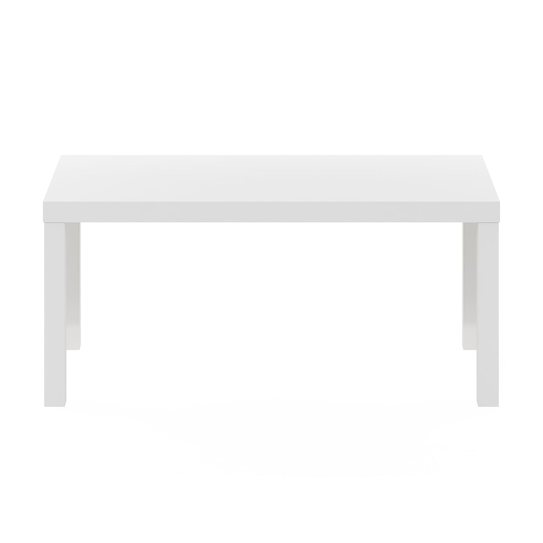 Furinno CLASSIC Coffee Table, Modern Rectangle Coffee Table with 1.8" Triple Thick Tabletop, Side Table, Toolless Assembly, for Living Room, Home Office, Black