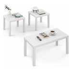 Furinno CLASSIC Coffee Table, Modern Rectangle Coffee Table with 1.8" Triple Thick Tabletop, Side Table, Toolless Assembly, for Living Room, Home Office, Black