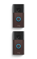 Ring Battery Doorbell, Home or business security with Head-to-Toe video, Live View with Two-Way Talk, and Motion Detection & Alerts, Venetian Bronze