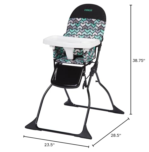 Cosco Kids Simple Fold Highchair for Baby, Simple Foldable High Chair, Convenient, Lightweight, and Compact Design, Comet