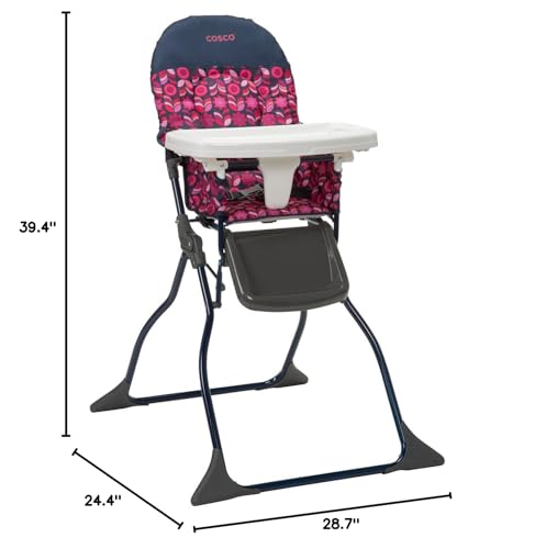Cosco Kids Simple Fold Highchair for Baby, Simple Foldable High Chair, Convenient, Lightweight, and Compact Design, Comet