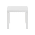 Furinno Classic Homey Square Parsons Side End Table, 1-Pack, Black