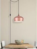 Nora 1-Light Mid-Century Aluminum Pendant - Honey Gold