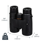 Celestron - Nature DX 8x42 Binoculars – Ideal for Birding and Outdoors – 42mm Objective Lenses – Wide 7.4° Field of View – BaK-4 Prisms – Fully Multi-Coated – Waterproof and Fogproof