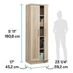 Sauder HomePlus Storage Cabinet/ Pantry cabinets, Dakota Oak finish