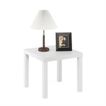 Furinno Classic Homey Square Parsons Side End Table, 1-Pack, Black