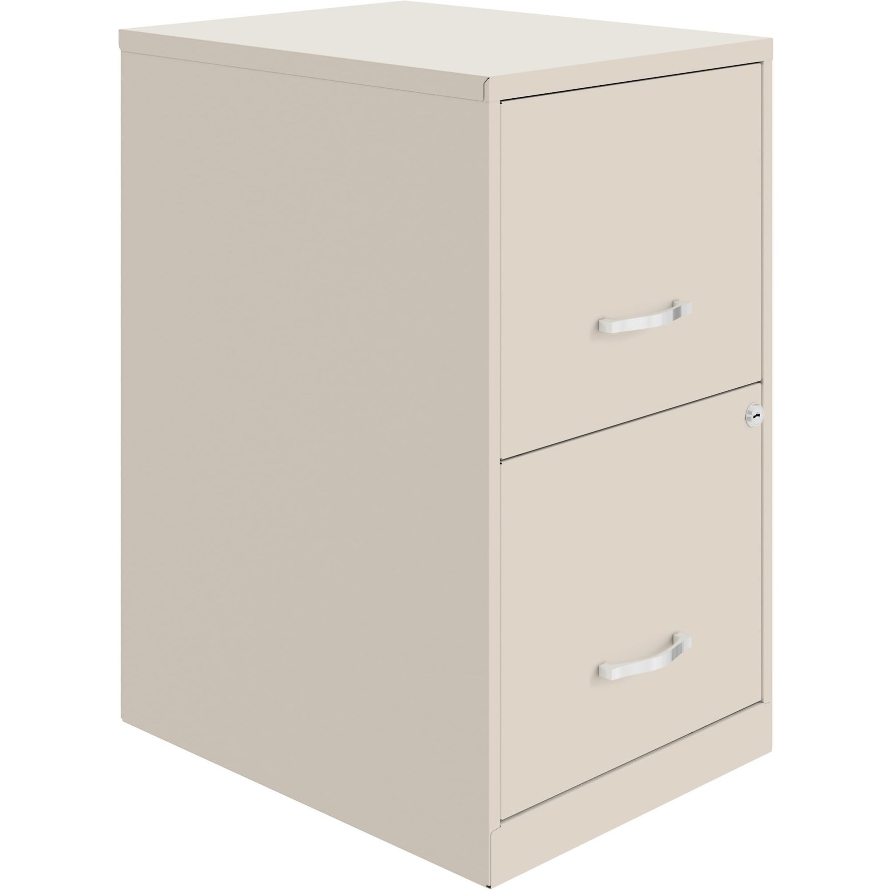 NuSparc 2 Drawer Locking Filing Cabinet | Pre-Assembled Steel Construction | Space-Saving Design is Perfect for Home and Small Office | Letter-Size | Assembled in North America