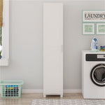 SystemBuild Callahan 16 Inch Utility Storage Cabinet in White