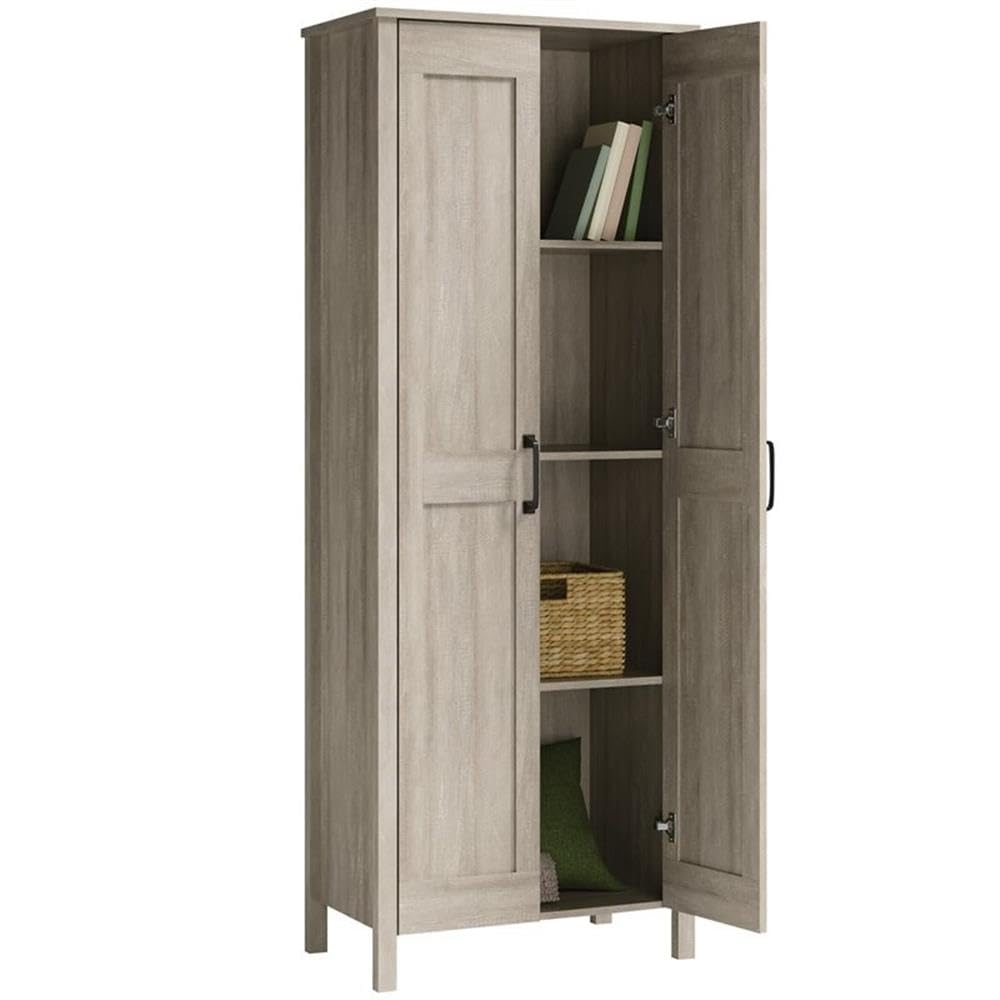 Sauder Miscellaneous Storage, Two-Door Storage Cabinet, in Spring Maple Finish