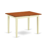 East West Furniture NFT-MAH-T Norfolk Dining Room Table - a Rectangle kitchen Table Top with Butterfly Leaf, 32x54 Inch, Mahogany
