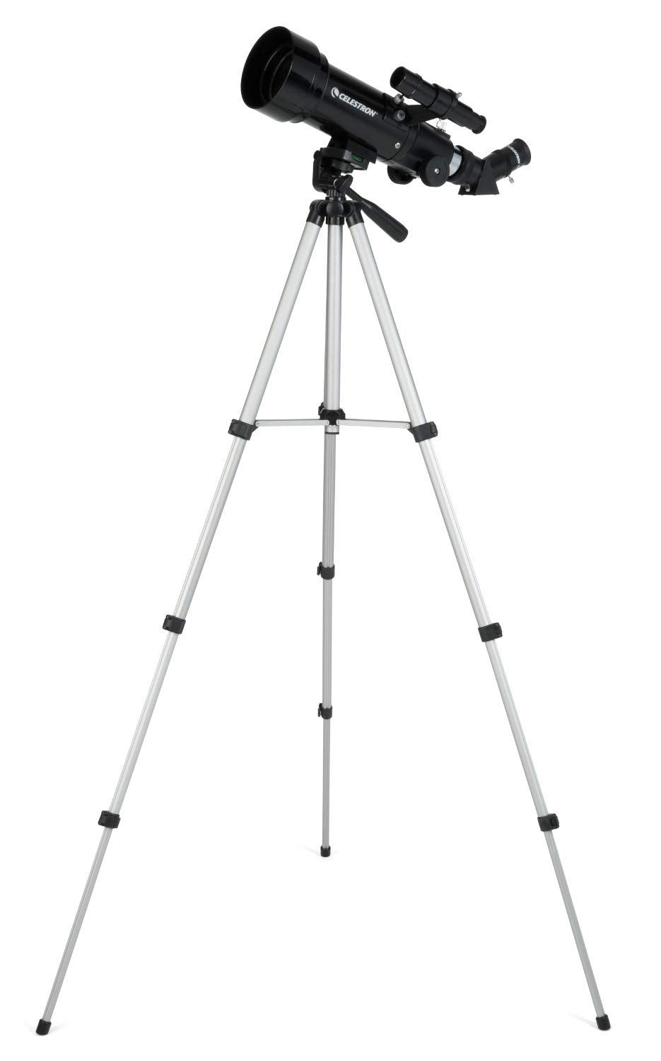 Celestron Travel Scope 70 Portable Refractor Telescope – 70mm Aperture, Fully-Coated Glass Optics – Includes Tripod, Backpack & Software – Ideal for Beginners & Travel