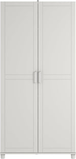 SystemBuild Callahan 36" Utility Storage Cabinet in White