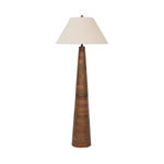 Signature Design by Ashley Danset Contemporary Wood Floor Lamp with 3-Way Switch, Light Brown