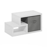 Furinno CLASSIC Coffee Table, Modern Rectangle Coffee Table with 1.8" Triple Thick Tabletop, Side Table, Toolless Assembly, for Living Room, Home Office, Black