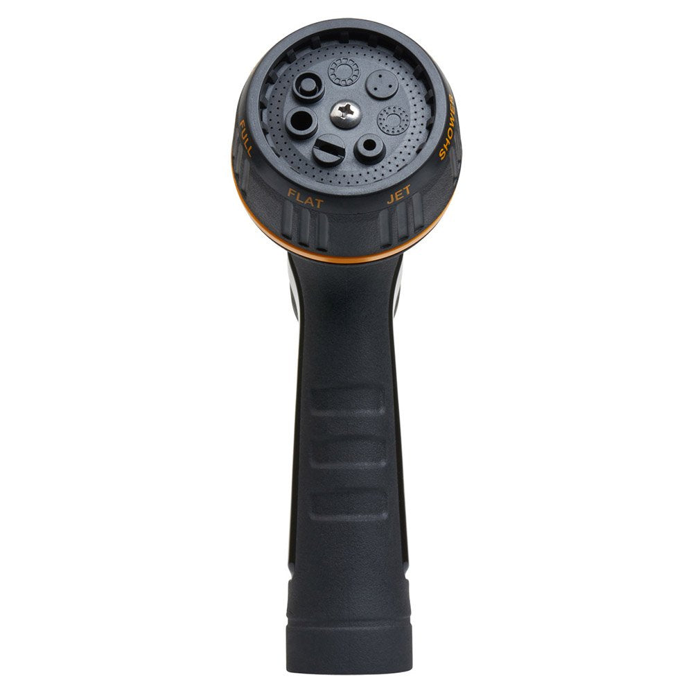 Melnor 65020-AMZ Metal Nozzle with QuickConnect Product Adapter Set, Multi-Pattern, Heavyweight Rear Trigger