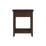 Bush Home End Table with Drawer, Nightstand with Storage, Living Room and Bedroom Furniture, Key West Collection, Washed Gray