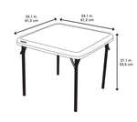 LIFETIME 80425 Kids Folding Table, Almond, 24"
