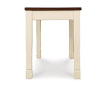 Signature Design by Ashley Whitesburg Cottage Rectangular Dining Bench, Brown & Antique White