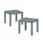 Furinno Classic Homey Square Parsons Side End Table, 1-Pack, Black