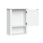 RiverRidge Ashland Single Door Wall, Gray Cabinet,Grey