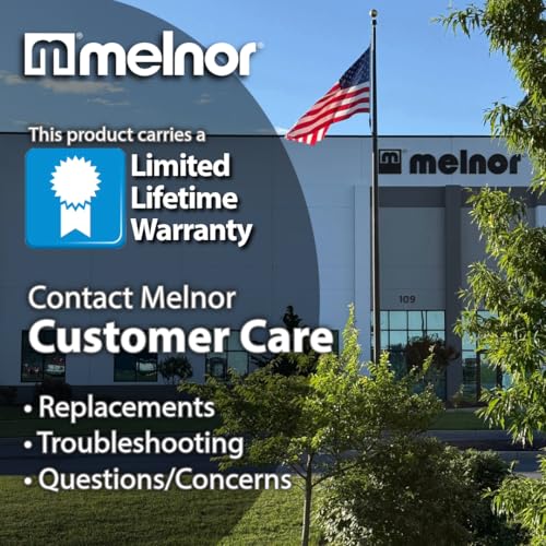Melnor 65020-AMZ Metal Nozzle with QuickConnect Product Adapter Set, Multi-Pattern, Heavyweight Rear Trigger