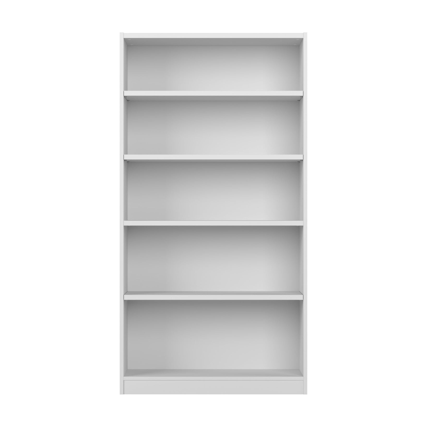 Bush Home Universal Small 2 Shelf Bookcase in Black, Low Storage and Display Bookshelf for Home Office or Living Room Organization