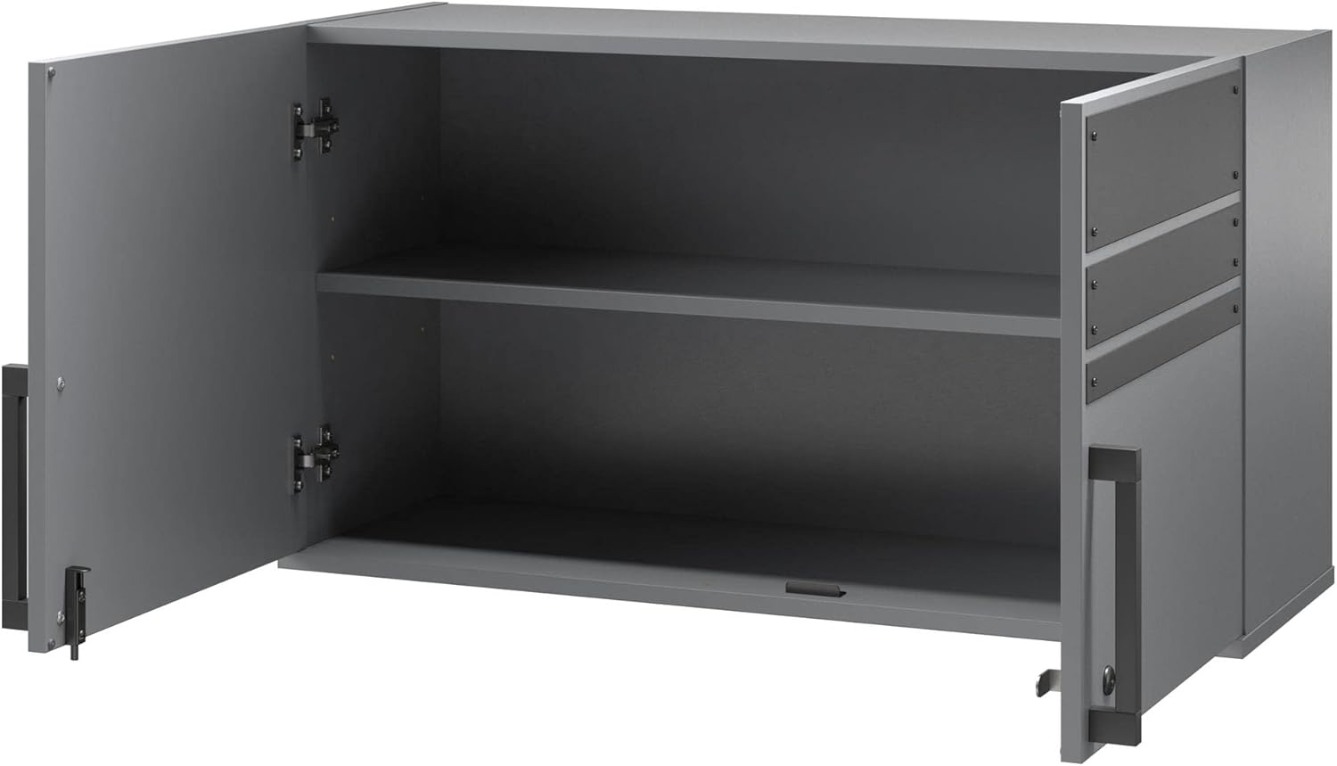 Systembuild Evolution Shelby 2 Door Storage Garage Wall Cabinet, Graphite