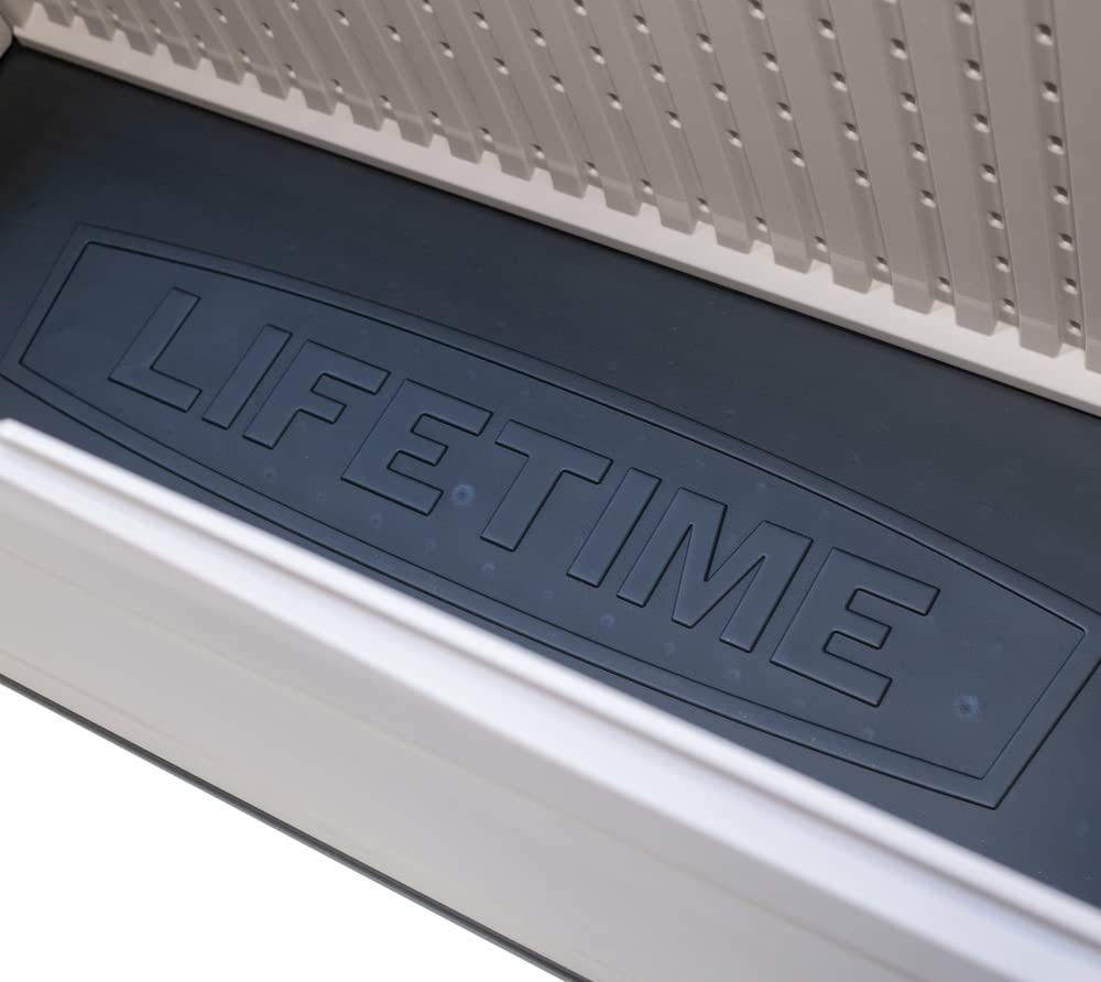 LIFETIME 60040 Deck Box, 130 Gallon, Desert Sand
