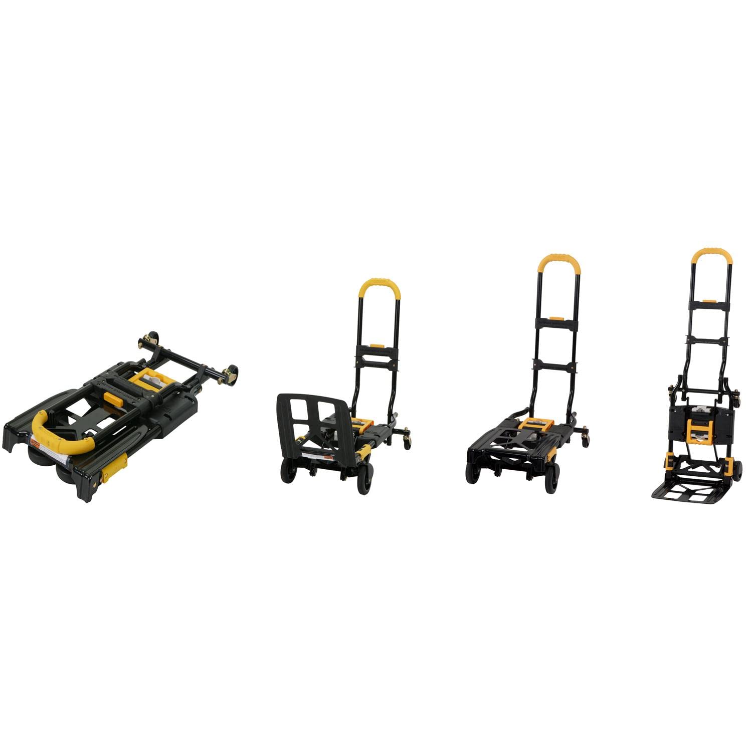 COSCO Shifter Multi-Position Folding Hand Truck and Cart, 300 lb. Weight Capacity, Green, 12222PBG1E