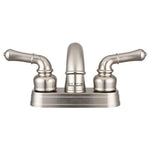 Dura Faucet DF-PL620C-SN RV Bathroom Sink Faucet - Smooth Turning 2-Lever (Brushed Satin Nickel)