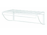 ClosetMaid 8278 18-Inch Wide Laundry Utility Hanger Shelf, White