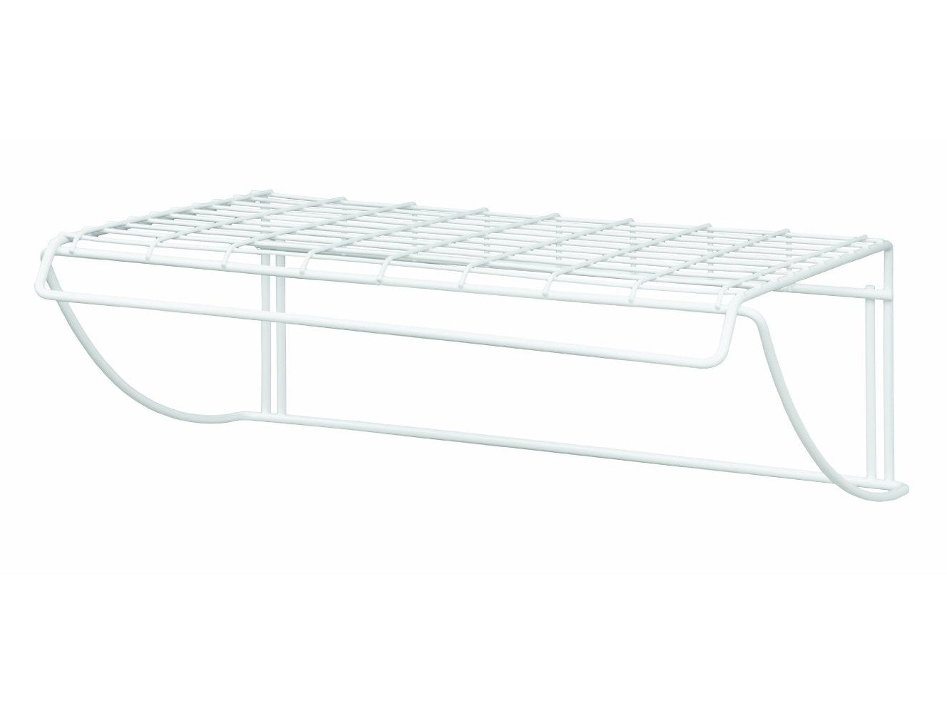 ClosetMaid 8278 18-Inch Wide Laundry Utility Hanger Shelf, White