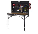 LIFETIME Products Wall Mounted Work Table, 4', Wood Varnish (80421)